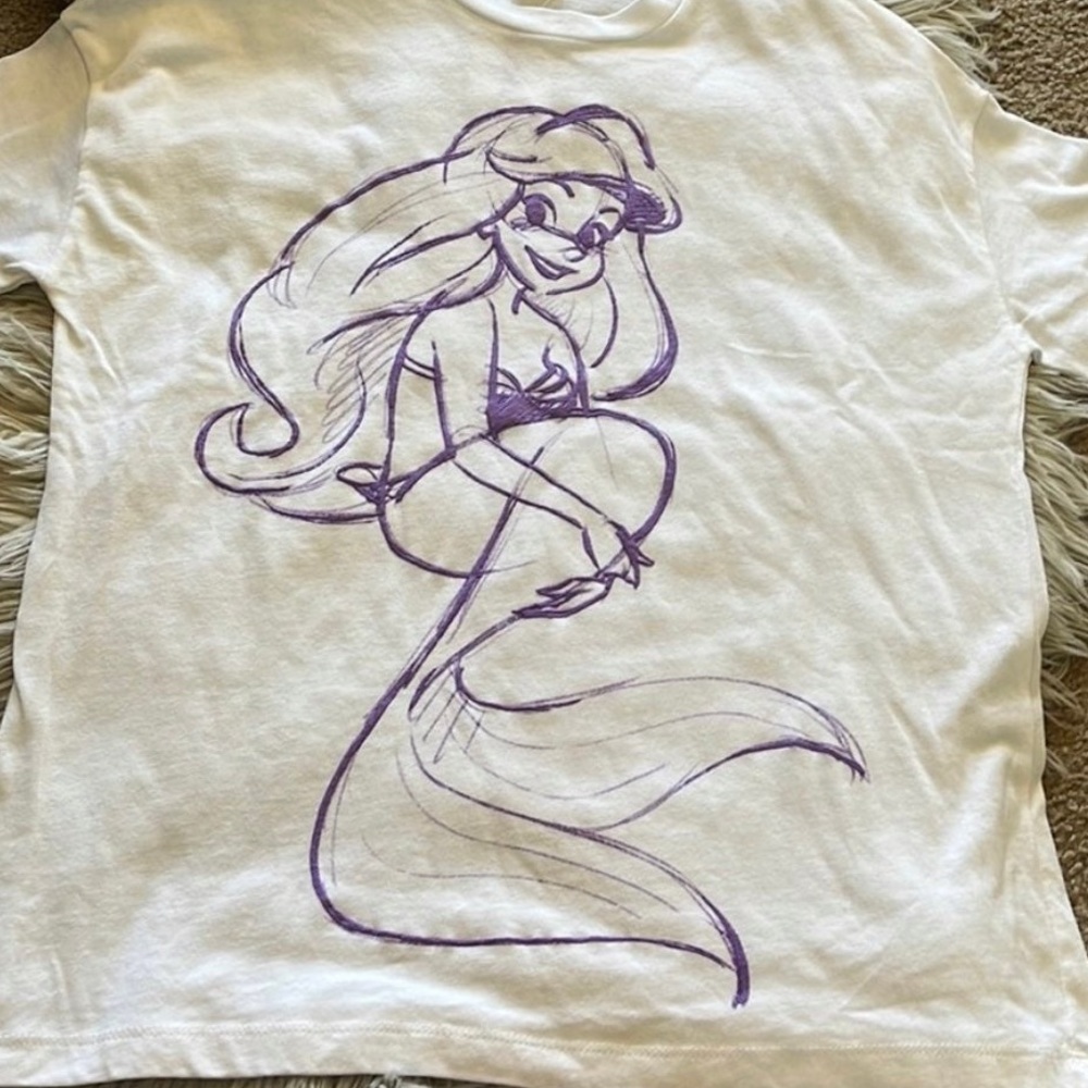 Zara Disney Little Mermaid Tee